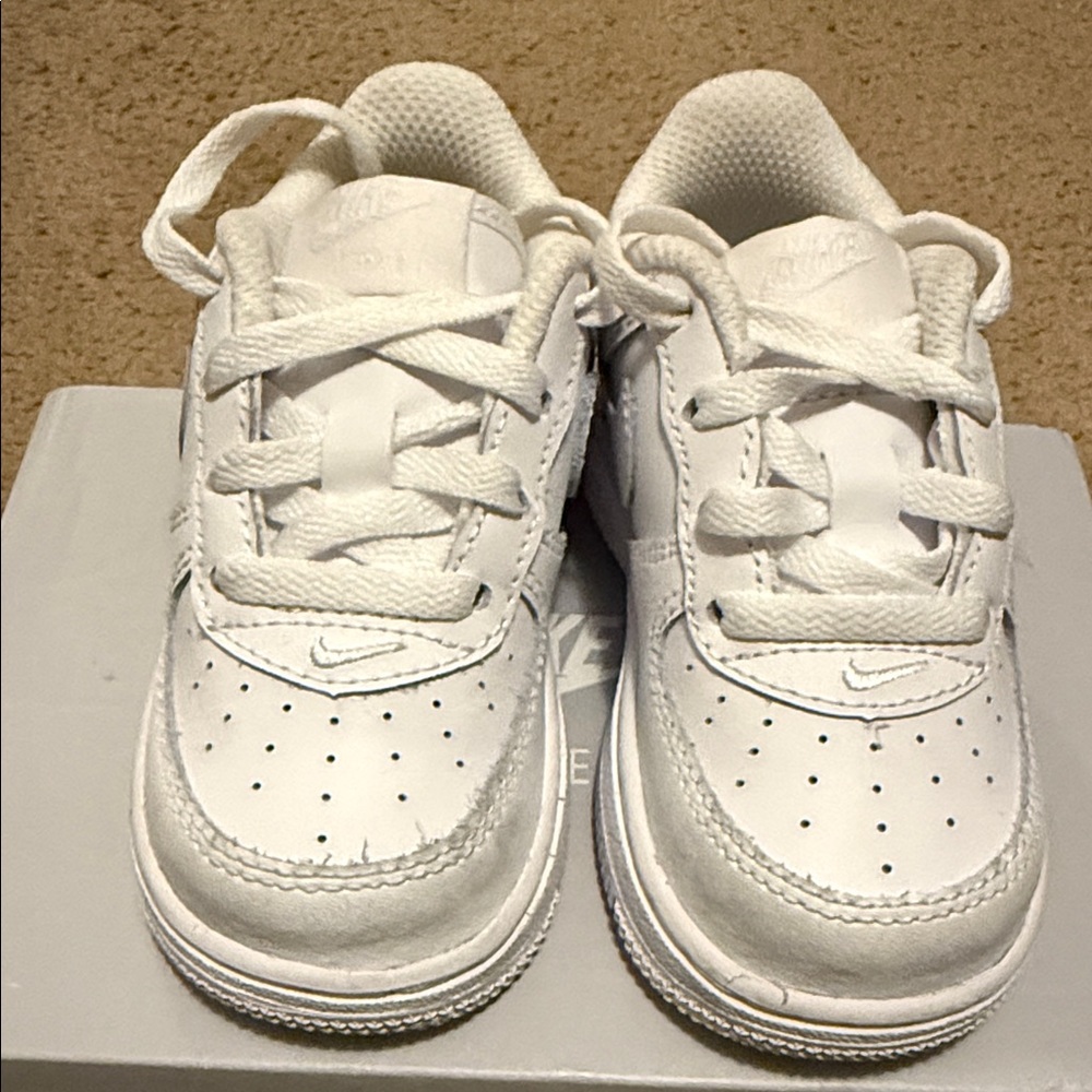 Nike Kids All-White Sneakers